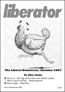 Liberator cover showing headless chicken illustration