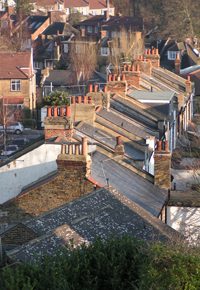 rooftops houses london terrace