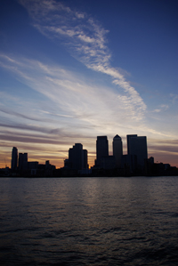 london city thames offices canary wharf docklands